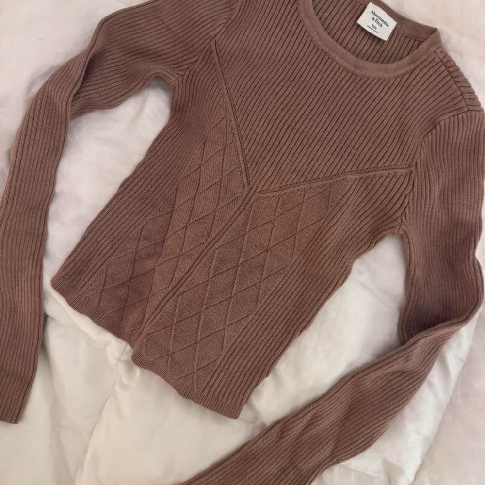 Corset Ribbed Knit Light Sweater - Picture 5 of 6